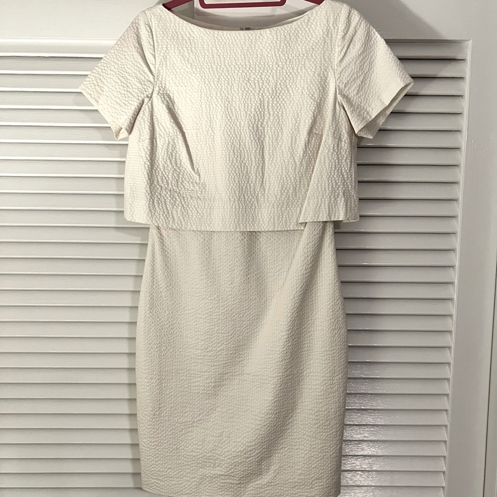 BR seersucker dress